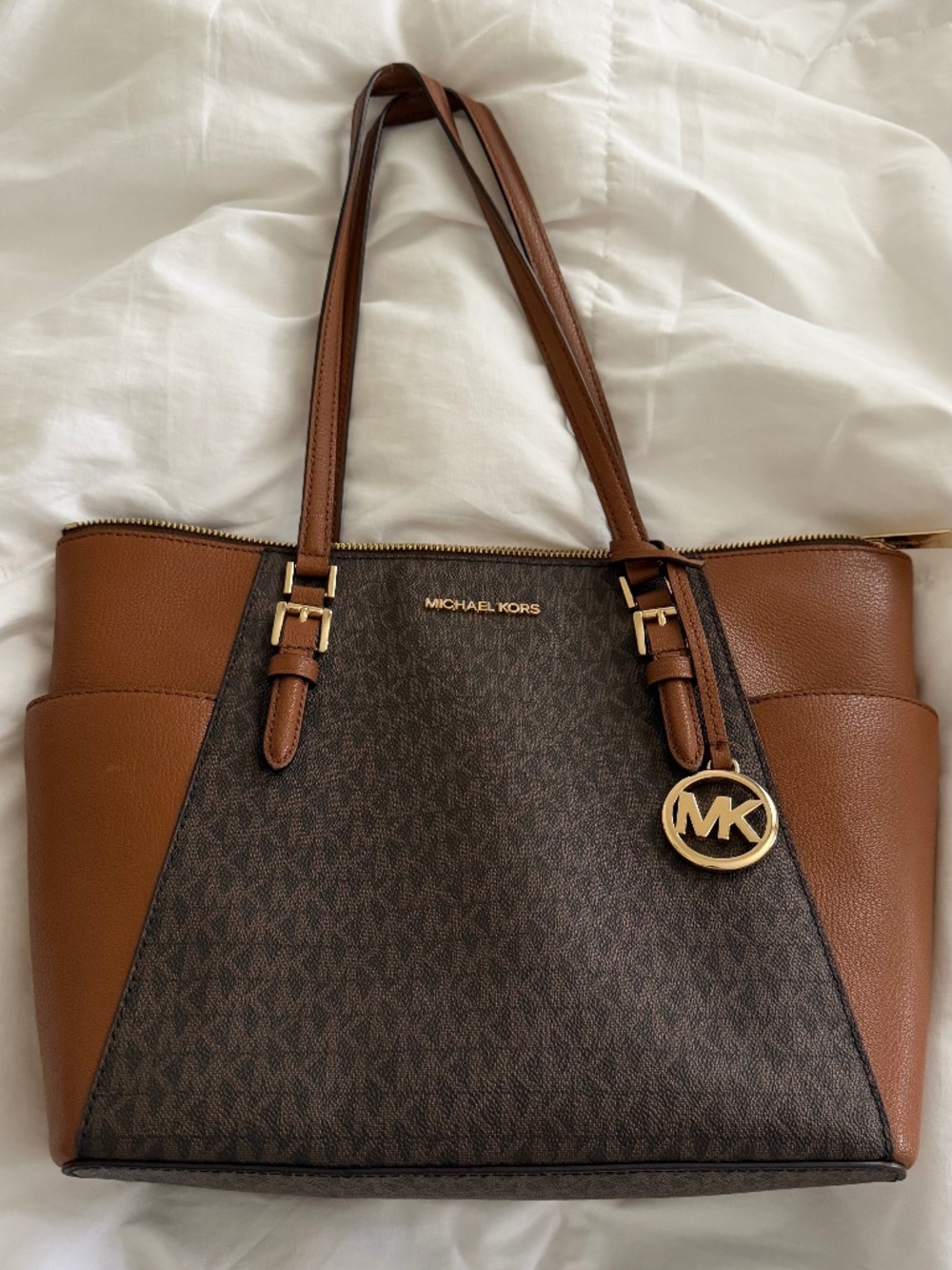 Michael Kors Brown Leather Tote